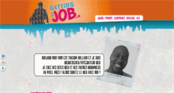 Desktop Screenshot of gettingthejob.fr